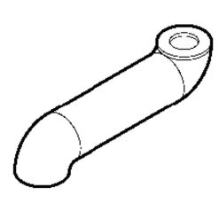 WB38T10027 GE Range Tube Vent Assembly