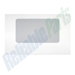 WB57K5 GE Range White Glass Door