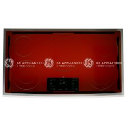 WB62T10555 GE Oven Stainless Steel Maintop Glass Assembly