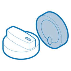 WPL W11380146 Whirlpool Bezel Knob