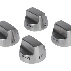 W10231702 - KA SS KNOBS KIT-4 BURNER