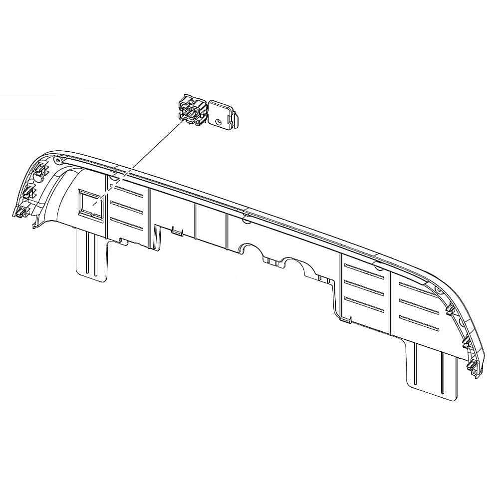 DC97-21522A Samsung Assy Cover Panel;A2,Black Cavi