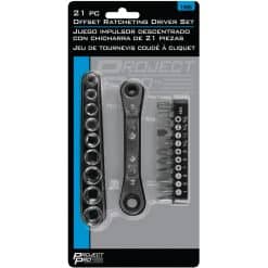 1908 21pc Offset Ratcheting Drive
