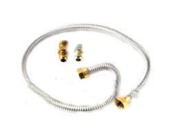 200-3132-48 USD Ss Gas Connector 1/2" Od (3/8"