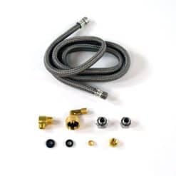 WX28X326 GE 6' Metal Braided Dishwasher Connection Kit