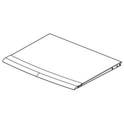 421724P Fisher & Paykel Automatic Washer Lid Assembly Steel 68 Pkd