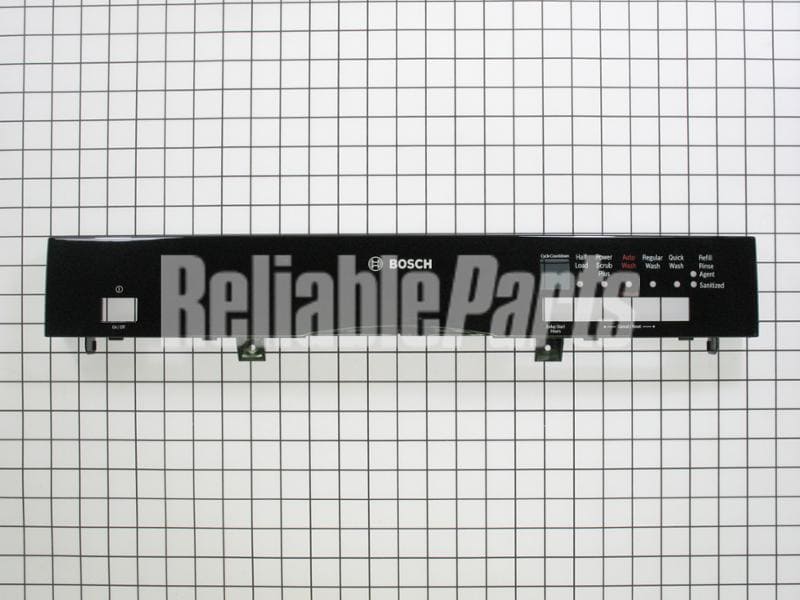 00478812 Bosch Dishwasher Facia Panel