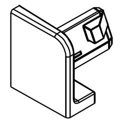 Whirlpool OEM W10795821 OEM Refrigerator Pan Stop for Appliances