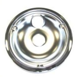 WB31K5025 GE Stove Range Cooktop 8" Drip Bowl Chrome with 2 Indents