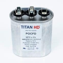 POCD2015A Packard Titan HD Run Capacitor 20+15 MFD 370 Volt Oval