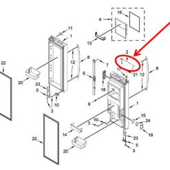 W11366500 Whirlpool Refrigerator Water Tube