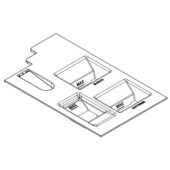 W11316373 Whirlpool Detergent Dispenser Cover