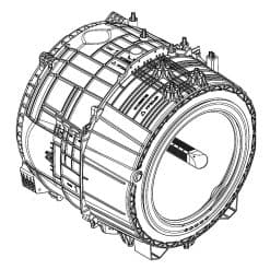 Whirlpool OEM W11287253 OEM Outer Tub for Appliances