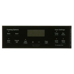 GEN WB07X26647 GE Oven Faceplate Graphics (BK)