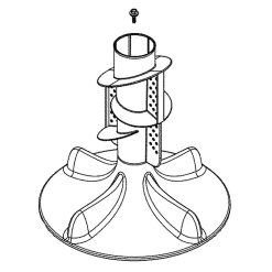 WH49X27325 GE Washer Kit Agitator 27 & Bolt