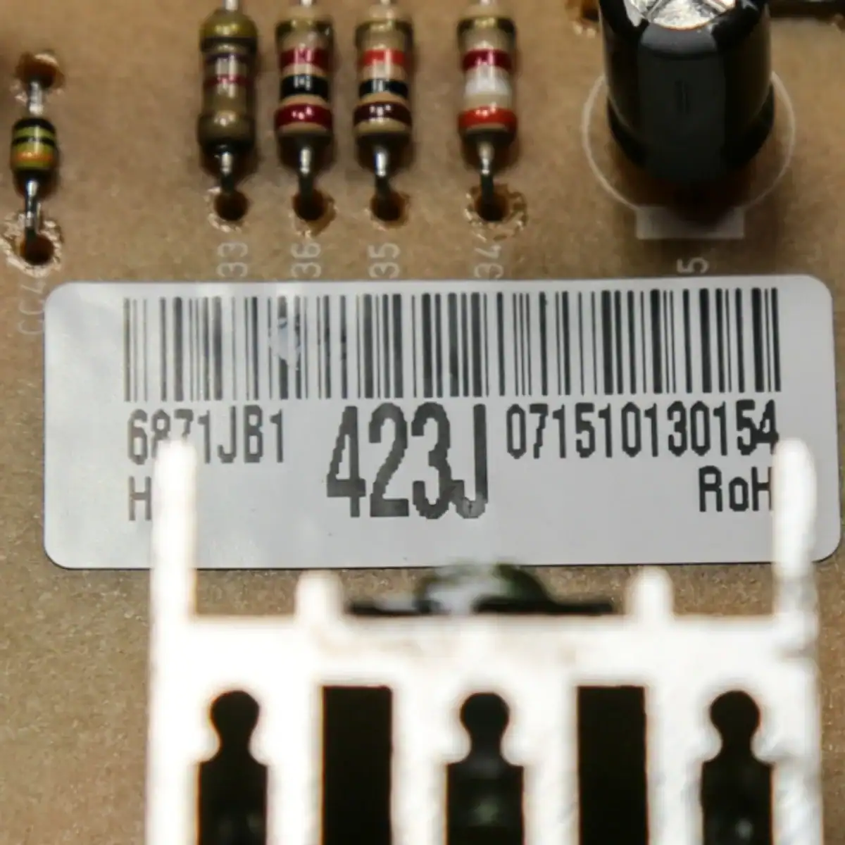 6871JB1423J LG Refrigerator Main PCB Control Board 3 6871JB1423J LG Refrigerator Main PCB Control Board - Image 3