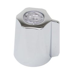 CHROME CANOPY HANDLE H&C PAIR-SMALL CANOPY NO STEM