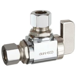 3/8 OD COMPRESSION E-Z TURN CHROME PLATED BRASS (L