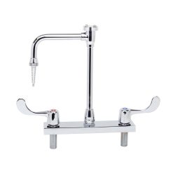 DECKMOUNT 8 CTRS 4 W/B HANDLES/ V/B GOOSENECK