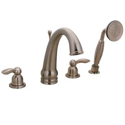 ESSENCE HI ARCH ROMAN TUB W/SPRAY,BN