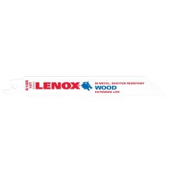 6 10TPI RECIPROCATING SAW BLADE, WOOD/PLASTIC/ALUM