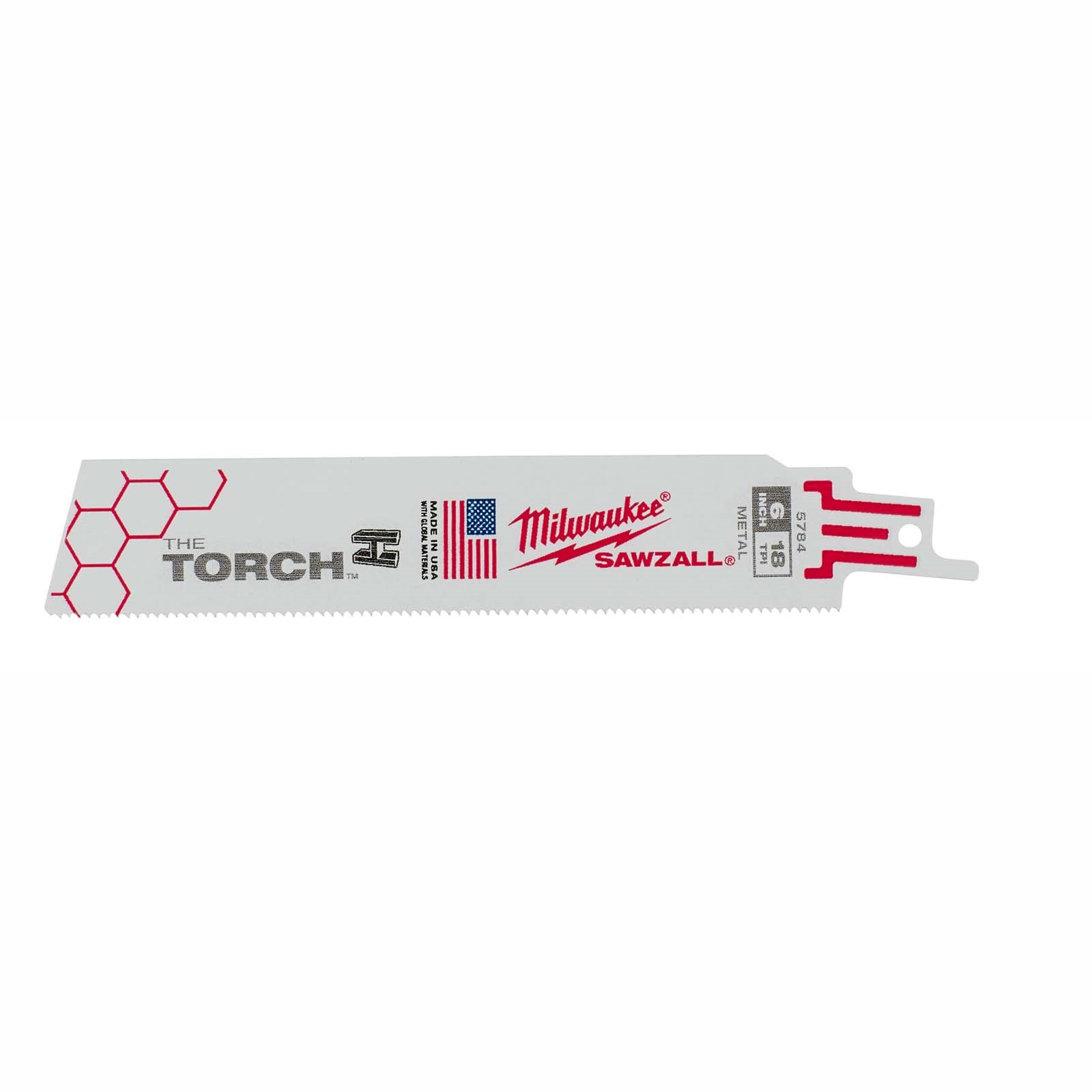 6 18TPI SAWZALL BLADES, TORCH, METAL (5 PACK) 1 6 18TPI SAWZALL BLADES, TORCH, METAL (5 PACK)