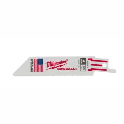 4 18TPI SAWZALL BLADES, THIN KERF, METAL (5 PACK)