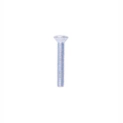 OVAL HEAD SCREW, CHROME PLATED