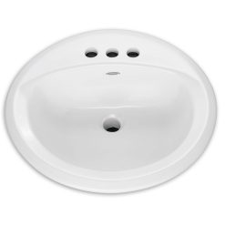 AM STD RONDALYN COUNTERTOP LAV SINK, 4 CENTERS