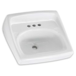 AM STD LUCERNE WALL-HUNG LAV SINK, 4 CENTERS