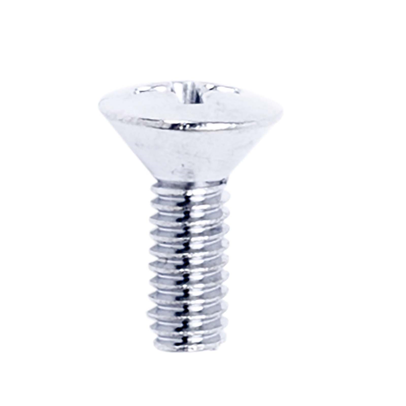 SCREW, CHROME, #8-32 X 1/2, OVAL HEAD 1 SCREW, CHROME, #8-32 X 1/2, OVAL HEAD