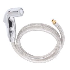 CHROME SPRAY HEAD AND HOSE FOR ESSENCE TWO HANDLE