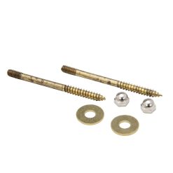 SOLID BRASS CLOSET SCREWS W/ SS WSHR (RETAIL)