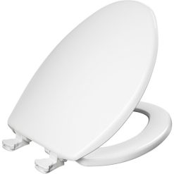 BEMIS 7300EC CLOSED FRONT ELONGATED PLASTIC TOILET