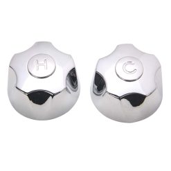 PAIR #11A METAL ROUND HNDLS