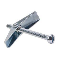 SPRING WING TOGGLE BOLT, 1/4 X 4