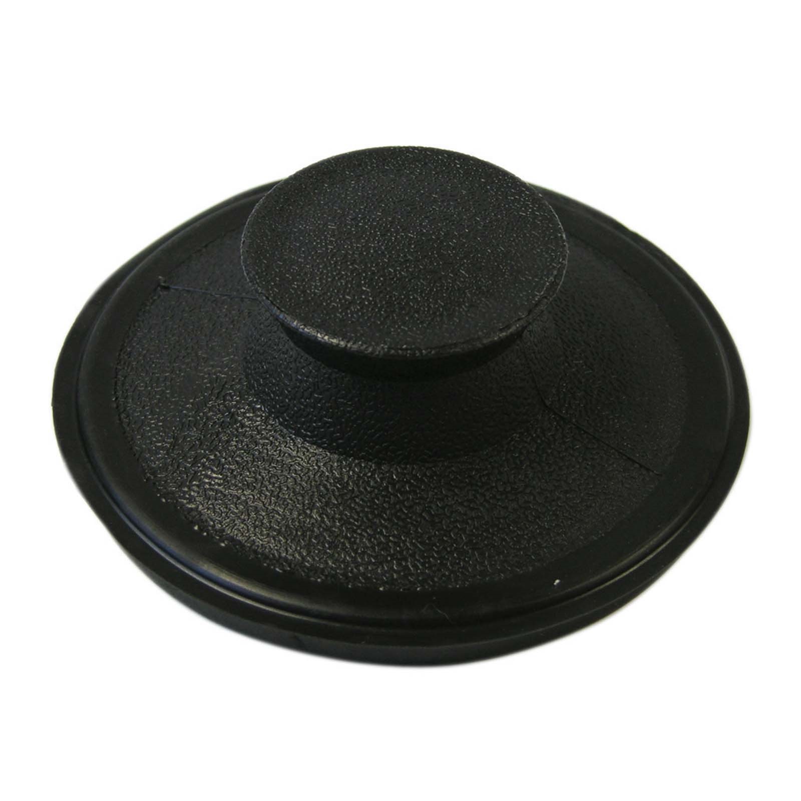 PLASTIC DISPOSAL STOPPER BLACK 1 PLASTIC DISPOSAL STOPPER BLACK