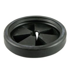 4 DIA BLACK RUBBER DISPOSAL SPLASH GUARD (BAGGED)