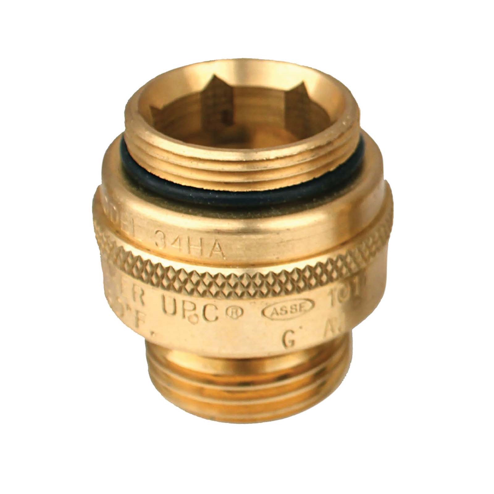 3/4 MALE HOSE THREAD WOODFORD BRASS VACUUM BREAKER 1 3/4 MALE HOSE THREAD WOODFORD BRASS VACUUM BREAKER