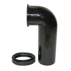 DISPOSAL TAILPIECE ELBOW, 1-1/2 X 4-3/4, ABS