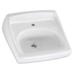 AM STD LUCERNE WALL-HUNG LAV SINK, SINGLE HOLE