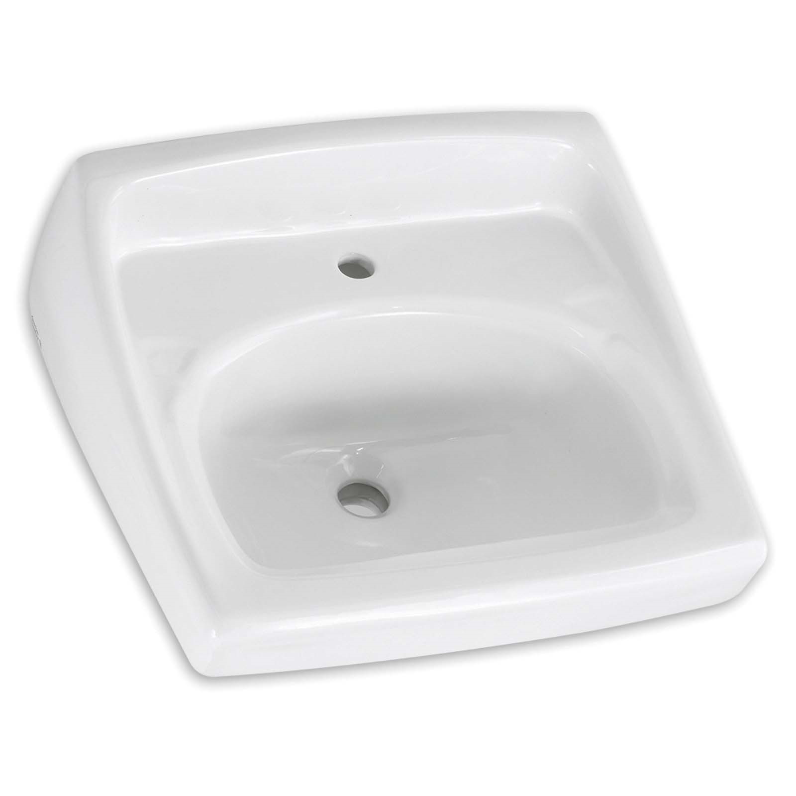 AM STD LUCERNE WALL-HUNG LAV SINK, SINGLE HOLE 1 AM STD LUCERNE WALL-HUNG LAV SINK, SINGLE HOLE