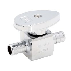 1/2 PEX FINALE ULTIMATE BRASS 1/4 TURN STRAIGHT ST