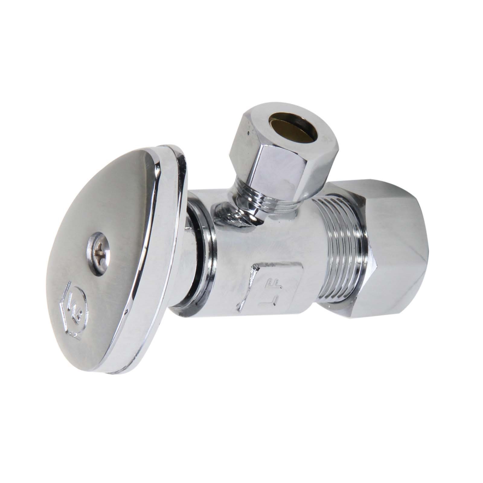 5/8 COM X 3/8 COM 1/4 TURN CERAMIC DISC ANGLE STOP 1 5/8 COM X 3/8 COM 1/4 TURN CERAMIC DISC ANGLE STOP