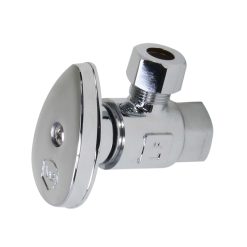 3/8 FIP X 3/8 COM 1/4 TURN CERAMIC DISC ANGLE STOP
