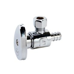 3/8 COMPRESSION X 1/2 PEX 1/4 TURN CERAMIC DISC AN