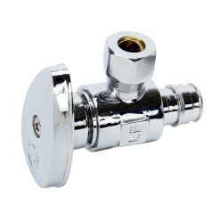 3/8 COMPRESSION X 1/2 PEX 1/4 TURN CERAMIC DISC AN