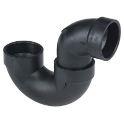 1-1/2 HUB DWV P-TRAP ABS BLACK