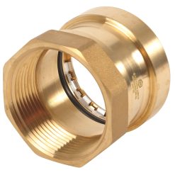 2-1/2 PRESS X 2-1/2 FPT BRASS ADAPTER