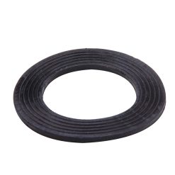 RUBBER FLAT BATH/TUB SHOE GASKET, 3 OD X 1-7/8 ID